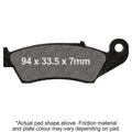 EBC Brakes Motorcycles Dirt Sintered Brake Pad - FA185R
