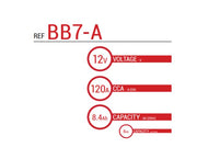 BS Battery Factory charged - BS-BB7A SLA