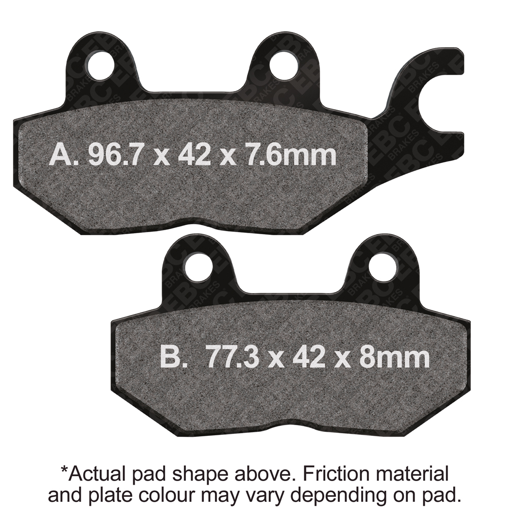EBC Brakes Motorcycles HH Sintered Brake Pad - FA215HH