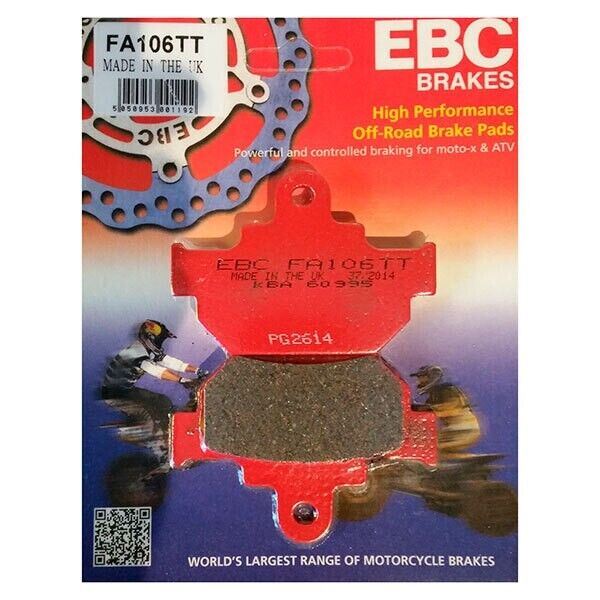 EBC Brakes Off Road Motorcycles TT Hybrid Carbon Brake Pad - FA106TT