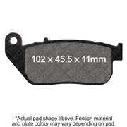 EBC Brakes Off Road Motorcycles Semi-Sintered Brake Pad - FA381V