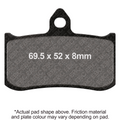 EPFA239HH - EBC EXTREME PRO SINTER BRAKE PADS