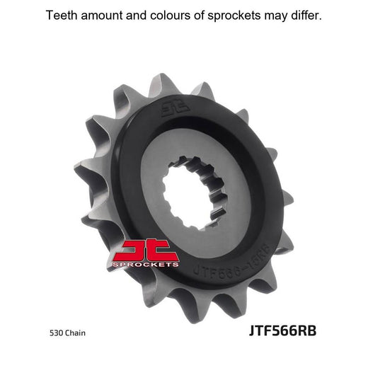 JT Sprockets Rubber Cushioned Front Sprocket - JTF566.15RB - 530 Pitch