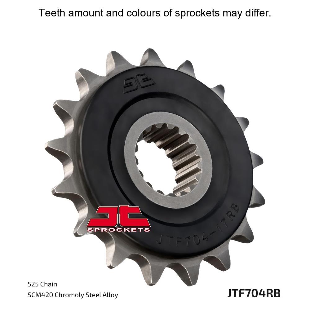 JT Sprockets Rubber Cushioned Front Sprocket - JTF704.15RB - 525 Pitch