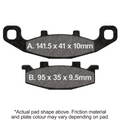 EPFA129HH - EBC EXTREME PRO SINTER BRAKE PADS
