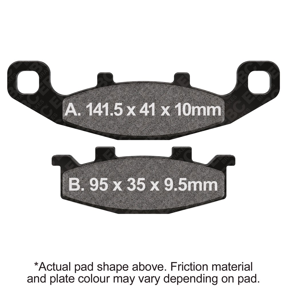 EPFA129HH - EBC EXTREME PRO SINTER BRAKE PADS