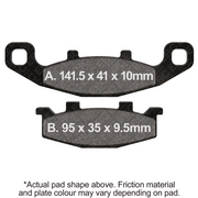 EPFA129HH - EBC EXTREME PRO SINTER BRAKE PADS