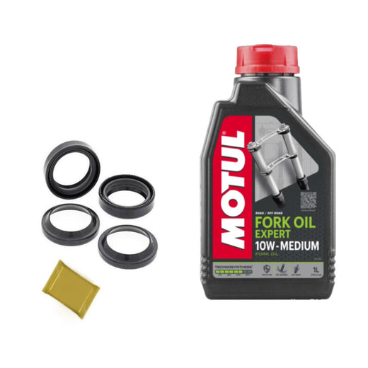 Fork Oil & Dust Seal Set FSL107 + 10W FORK OIL