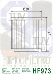 HifloFiltro Premium Oil Filter - HF973
