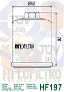Hiflofiltro Premium Oil Filter - HF197