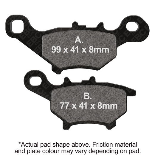 EBC Brakes Scooters organic Brake Pad - SFA384