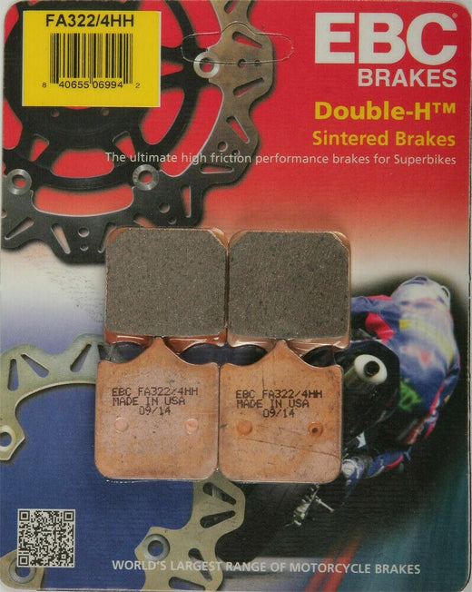 EBC Brakes Motorcycles HH Sintered Brake Pad - FA322/4HH