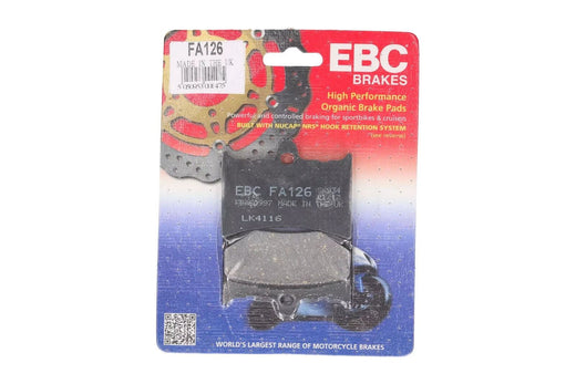 EBC Brakes Off Road Motorcycles TT Hybrid Carbon Brake Pad - FA126TT