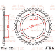 JT Sprocket Rear Sprocket - JTR6.47