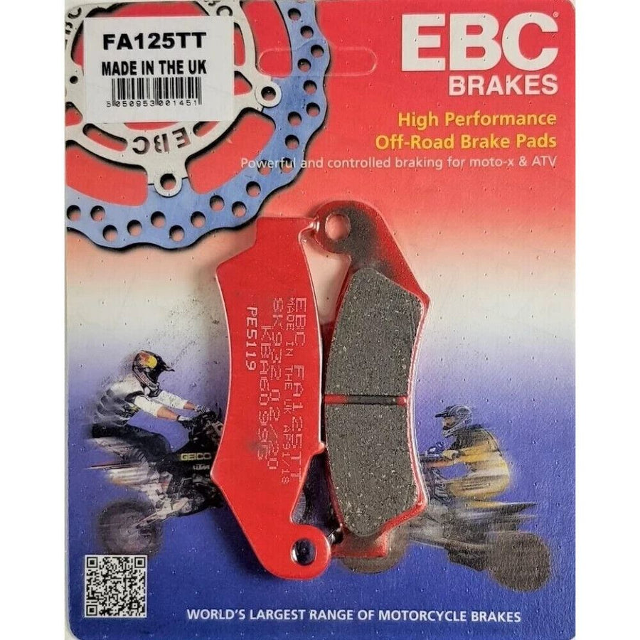 EBC Brakes Off Road Motorcycles TT Hybrid Carbon Brake Pad - FA125TT