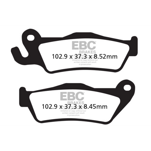 EBC Brakes Motorcycles HH Sintered Brake Pad - FA438HH