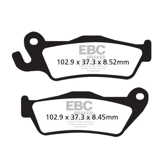 EBC Brakes Motorcycles HH Sintered Brake Pad - FA438HH