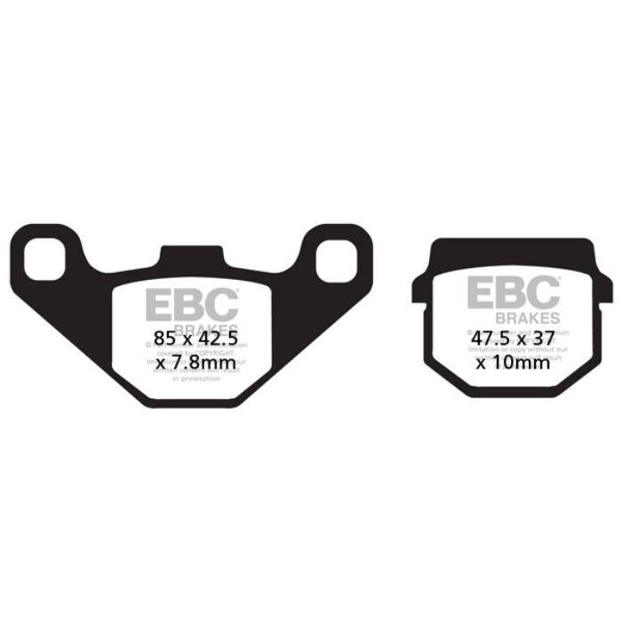 EBC Brakes Scooters HH Slintered Brake Pad -  SFA083/2HH