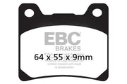 EBC Brakes Motorcycles HH Sintered Brake Pad - FA088HH