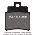 EBC Brakes Scooters HH Slintered Brake Pad -  SFA355/4HH
