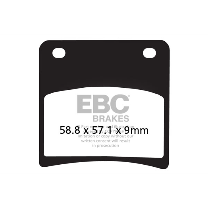 EBC Brakes Off Road Motorcycles Semi-Sintered Brake Pad - FA146V
