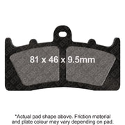 EBC Brakes Motorcycles HH Sintered Brake Pad - FA613HH