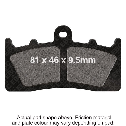 EBC Brakes Motorcycles HH Sintered Brake Pad - FA613HH