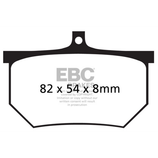 EBC Brakes Motorcycles Organic Brake Pad -  FA107A