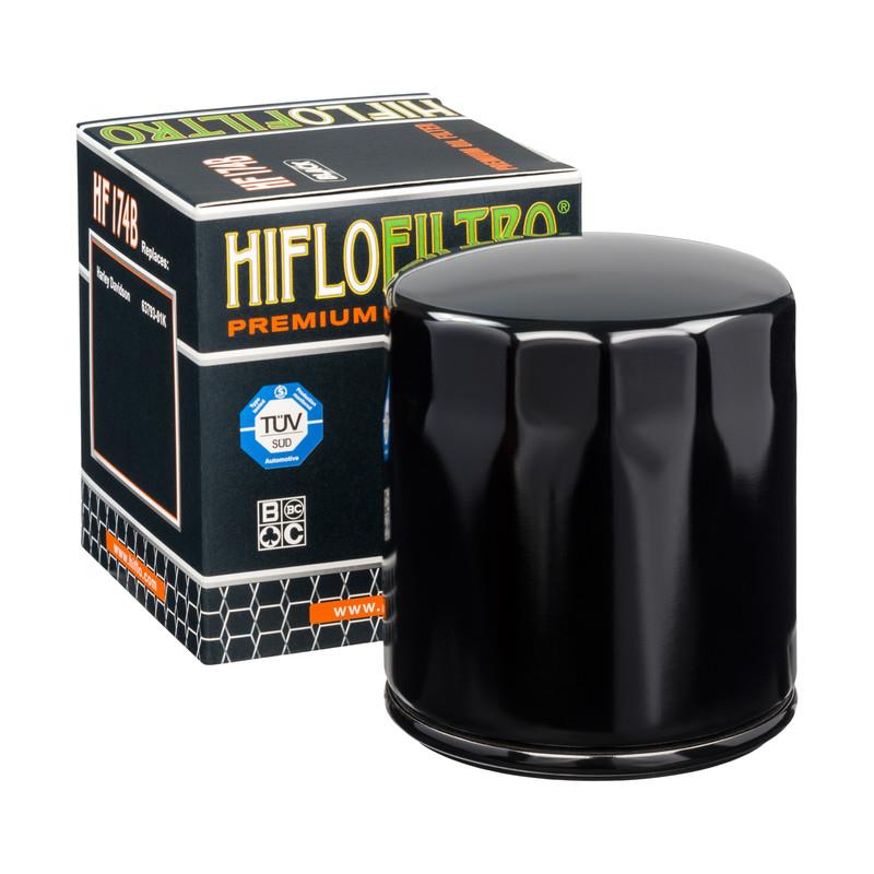 HifloFiltro Premium Oil Filter - HF174B - Black