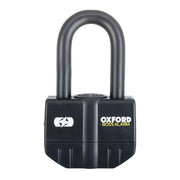 Oxford Boss Alarm 16mm Padlock Black - LK484