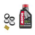 Fork Oil & Dust Seal Set  FSL203 + 10W FORK OIL