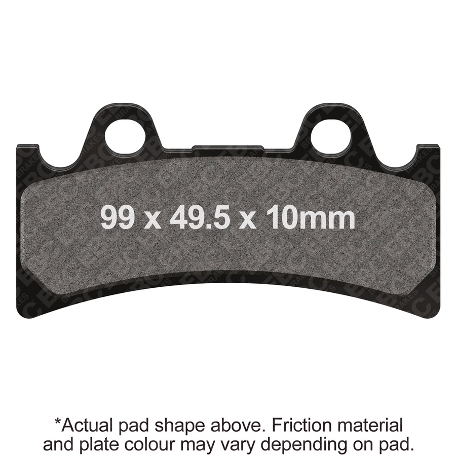 EPFA190HH - EBC EXTREME PRO SINTER BRAKE PADS