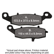 EBC Brakes Off Road Motorcycles Semi-Sintered Brake Pad - FA229V