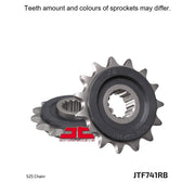 JT Sprockets Rubber Cushioned Front Sprocket - JTF741.15RB- 525 Pitch