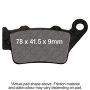 EBC Brakes Scooters HH Slintered Brake Pad -  SFA213HH