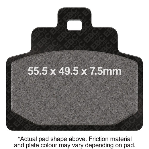 EBC Brakes Scooters HH Slintered Brake Pad -  SFA681HH