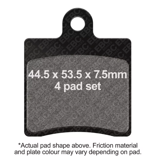 EBC Brakes Scooters organic Brake Pad - SFA661/4