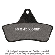 EBC Brakes Off Road Motorcycles TT Hybrid Carbon Brake Pad - FA271TT