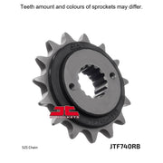 JT Sprockets Rubber Cushioned Front Sprocket - JTF740.15RB - 525 Pitch