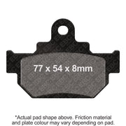 EBC Brakes Off Road Motorcycles TT Hybrid Carbon Brake Pad - FA106TT