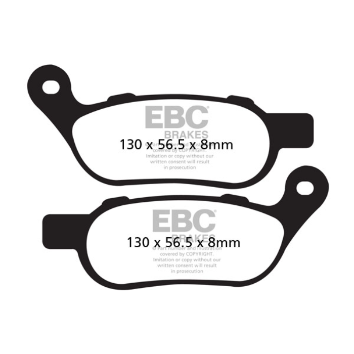 EBC Brakes Off Road Motorcycles Semi-Sintered Brake Pad - FA458VLD