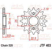 JT Sprockets Front Sprocket - JTF403.15 - 520 Pitch