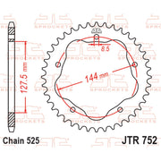 JT Sprocket Rear Sprocket - JTR752.36