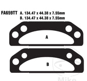 EBC Brakes Off Road Motorcycles TT Hybrid Carbon Brake Pad - FA659TT