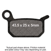 EBC Brakes Off Road Motorcycles TT Hybrid Carbon Brake Pad - FA325TT