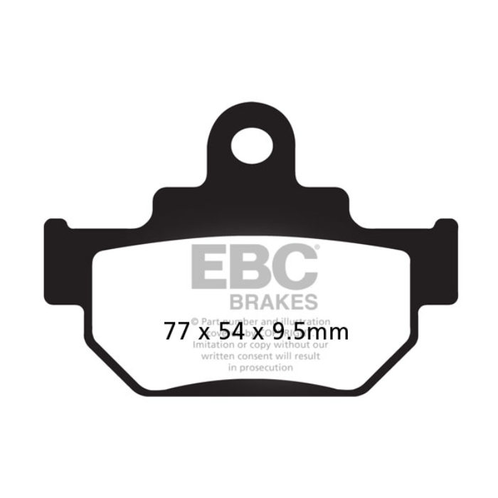 EBC Brakes Motorcycles Dirt Sintered Brake Pad - FA106/2R