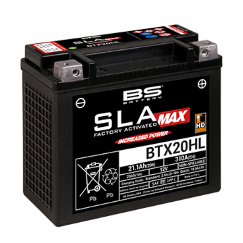 BS Battery Factory charged - BS-BTX20HL SLA MAX OBSOLETE USE BS-BGZ20HL MAX SLA
