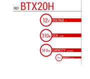BS Battery Factory charged - BS-BTX20 / BTX20H SLA - thebikeguys