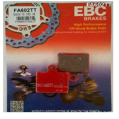 EBC Brakes Off Road Motorcycles TT Hybrid Carbon Brake Pad - FA602TT