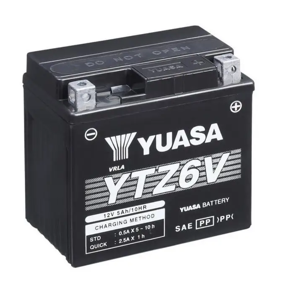 YTZ6V (WC) 12V Yuasa High Performance MF VRLA Battery